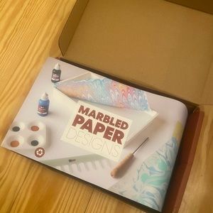 Maker Crate Marbled Paper Designs Art Kit